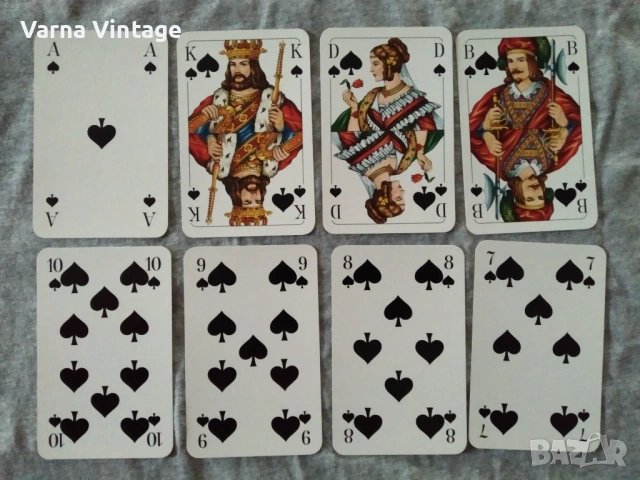 Колекционерски карти за Скат НОВИ в оригинален калъф. SCHMID Германия., снимка 5 - Карти за игра - 54138624