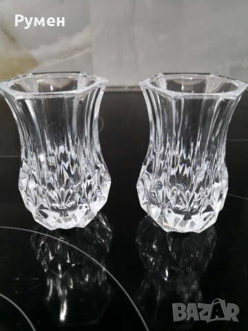 Свещници - кристал, дърво, стъкло, снимка 13 - Декорация за дома - 48382717