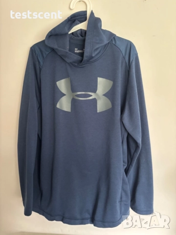 Under Armour леко синьо худи – XL – добро състояние - за мъже mens UA
