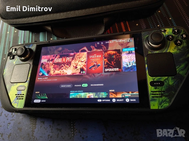 Steam Deck 512GB + 256GB SDcard + аксесоари, снимка 3 - Други игри и конзоли - 54156376