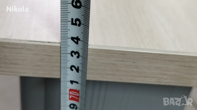 Бюро голямо - офис маса с метални крака 180/68,5/73,5см, снимка 7 - Работни маси и бюра - 52102443