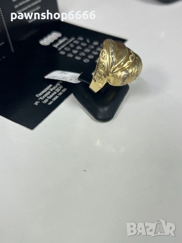 Златен пръстен 14К, снимка 3 - Пръстени - 53271454