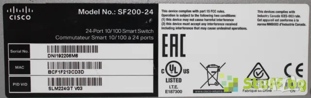 Суич Cisco 200, снимка 2 - Суичове - 50221146