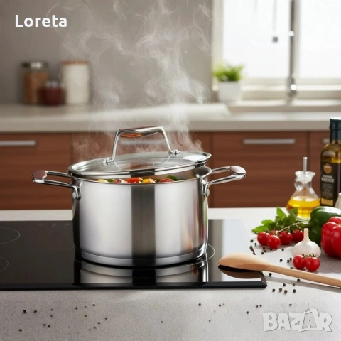 Тенджера Oliver Voltz OBerlin Premium Collection, Неръждаема стомана 18/10, Индукция