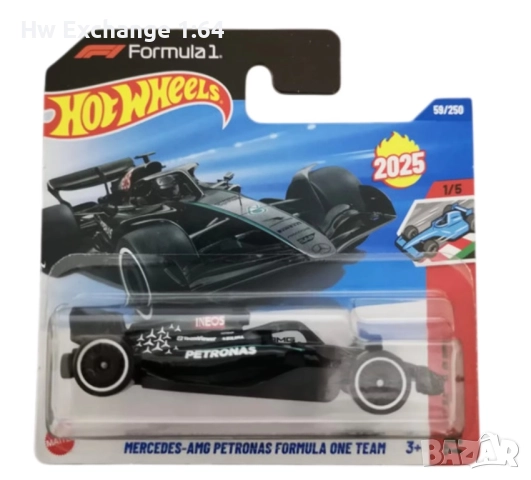 Hot wheels Mercedes Petronas F1