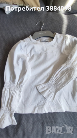 Детска блуза с ръкав риза размер 128 см