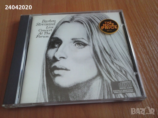Barbra Streisand – Live Concert At The Forum оригинален US диск