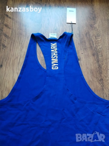 Gymshark Infill Stringer - Orange - мъжки фитнес потник Л НОВ, снимка 7 - Други - 54290116