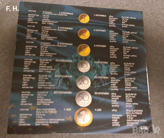 Колекция мат-гланцови монети 2002 -лимитиран тираж, снимка 9 - Нумизматика и бонистика - 54102648