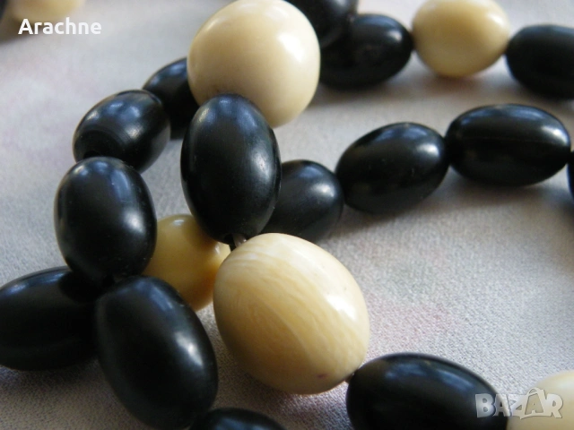 Гердани от слонова кост или зъб от хипопотам и рог на бивол,Сенегал, снимка 3 - Колиета, медальони, синджири - 43058428