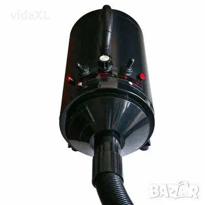 vidaXL Сешоар за кучета с 3 накрайника, черен, 2400 W（SKU:170044）, снимка 3 - Други стоки за животни - 48906815