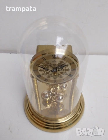 НАЙ ДОБРАТА ОФЕРТА Немски Настолен куполен кварцов часовник Meister Anker , снимка 2 - Антикварни и старинни предмети - 52807680