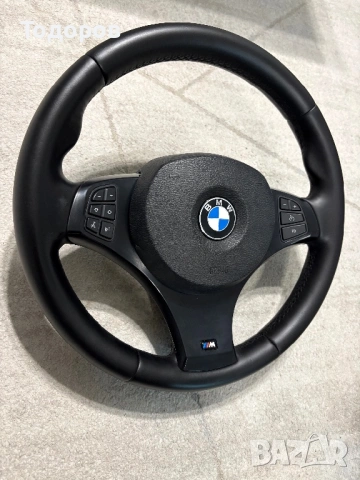 Bmw M волан с airbag в много добро състояние, снимка 2 - Аксесоари и консумативи - 53821483