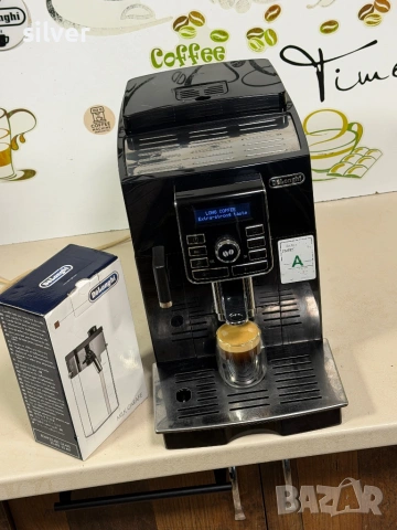 Кафемашина кафе автомат delonghi magnifica cappuccino с гаранция, снимка 7 - Кафемашини - 54297732