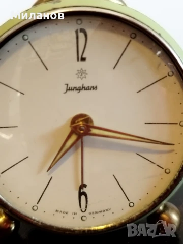 Стар механичен будилник, настолен часовник, снимка 2 - Антикварни и старинни предмети - 50785894