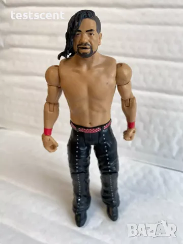 Екшън фигура WWE Shinsuke Nakamura Шинске Накамура Basic Series figure играчка Mattel Black, снимка 7 - Колекции - 48361977