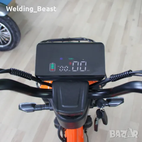 Електрическо колело-мотопед MaxMotors EBZ 18 750W/48V/20Ah - ORANGE, снимка 10 - Мотоциклети и мототехника - 50016822
