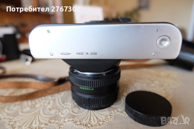 Zenit-E & Helios 44m-4 58mm f2 Lens. M42 Mount, снимка 3 - Фотоапарати - 53800308