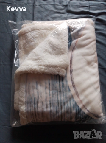 Шерпа одеяло с еко вълна 2, снимка 4 - Олекотени завивки и одеяла - 52676228