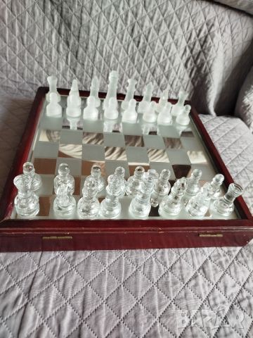 Стъклен шах , снимка 9 - Шах и табла - 45510238