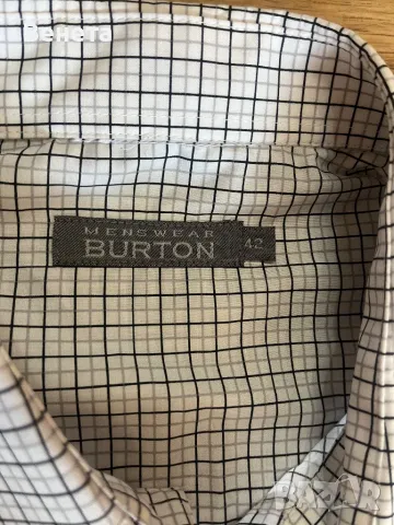 Мъжка риза Burton. Размер 42, снимка 5 - Ризи - 50319052