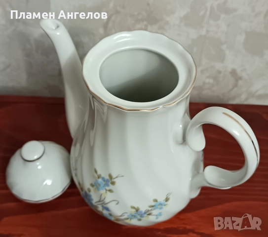 Стар Български порцелан-Чайник, Кана, снимка 6 - Антикварни и старинни предмети - 52059020