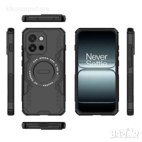OnePlus 13s 5G / OnePlus 13T 5G Удароустойчив Magnetic /Butterfly Armor Hollow Heat Dissipation /PC , снимка 8 - Калъфи, кейсове - 51263378