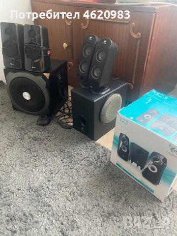 Буфер с колонки Логитеч , Тръст, Logitech, Trust