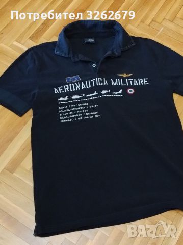 aeronautica military 100% оригинална L, снимка 6 - Тениски - 46344889