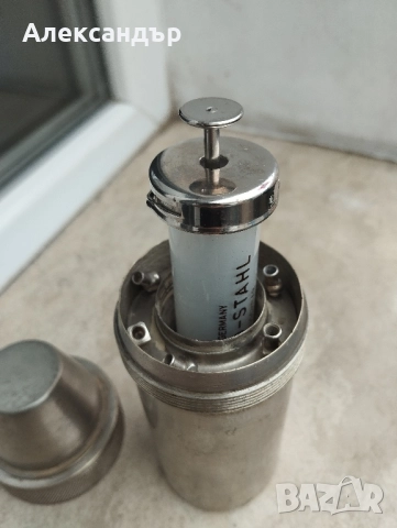 Стар медицински цилиндър , снимка 3 - Антикварни и старинни предмети - 52100017