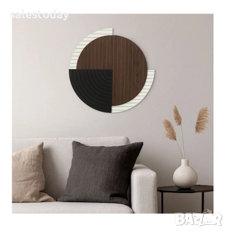 Декорация за стена, дървена картина, 48x2cm