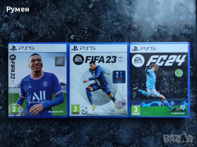 FIFA 22, FIFA 23, FC 24 за PS5, снимка 1 - Игри за PlayStation - 47879221