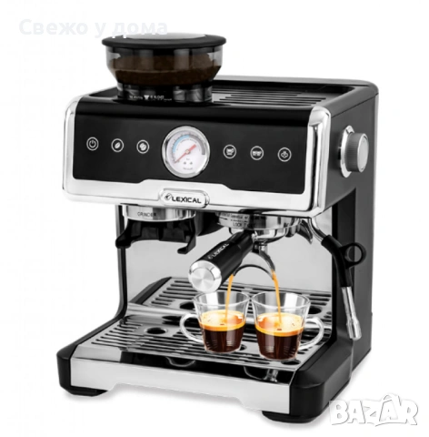 Многофункционална машина за еспресо 2 в 1, Lexical LEM-0670 с Гаранция: 24месеца.