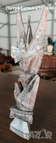 Дървена статуетка , снимка 2 - Декорация за дома - 54056432