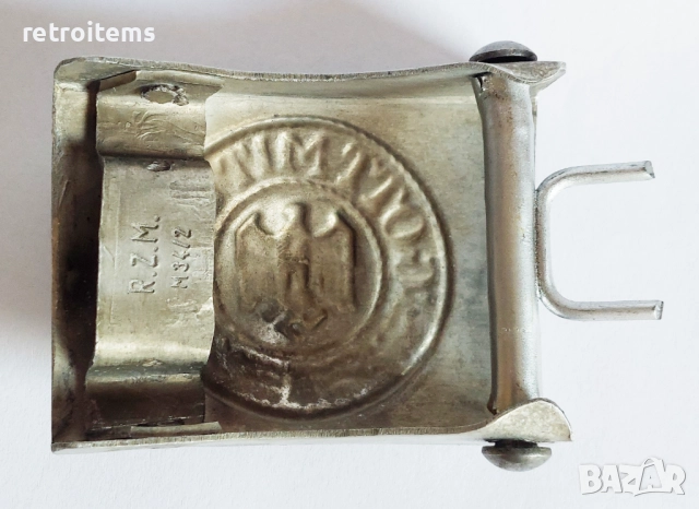 WW2 3 Райх Немска катарама за колан Wehrmacht Combat, снимка 4 - Антикварни и старинни предмети - 51798740