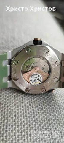 Мъжки луксозен часовник Audemars Piguet Royal Oak Offshore Diver Green Dial, снимка 17 - Мъжки - 46932732