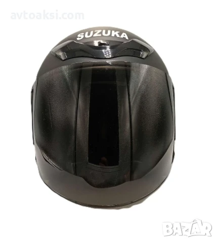 Каска за Мотор/Скутер/АТВ Черна Мат SUZUKA-555, снимка 2 - Аксесоари и консумативи - 50590321
