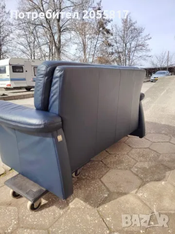 Диван#естествена кожа , снимка 5 - Дивани и мека мебел - 49299741