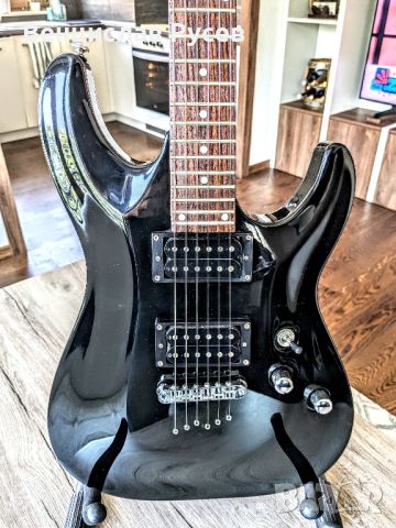 Schecter Omen 6 Gloss Black, 2005, Korea, снимка 3 - Китари - 46238353