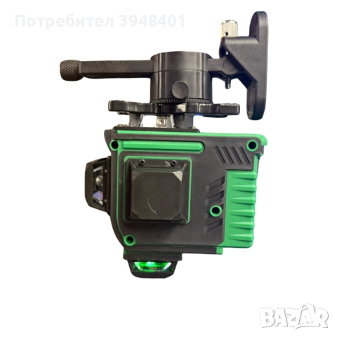 4D Лазерен Нивелир с 16 Линии (Четири Точков), Самонивелиращ се, със Зелен Лазер с тринога, снимка 11 - Други инструменти - 52654141