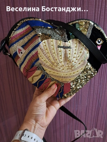 Чанта Treasure Heart, тип Crossbody,Desigual , снимка 2 - Чанти - 53872421
