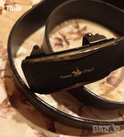 FAREO PAUL Оригинал Нов Автоматичен Мъжки Колан от Естествена Кожа 120см., снимка 13 - Колани - 52684539