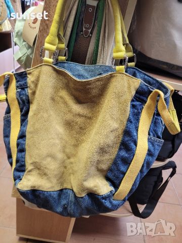 дънкова чанта, от деним- голяма тип торба, снимка 3 - Чанти - 46156641