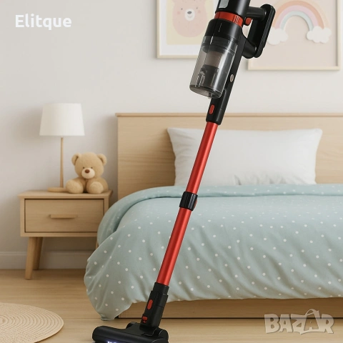 Безжична ръчна прахосмукачка тип „стик“ – V Group KB-703B, снимка 2 - Прахосмукачки - 53152346