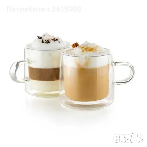 Чаша за чай и кафе 280ml 2 броя, снимка 1 - Чаши - 46888360