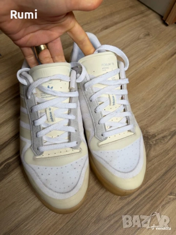 Оригинални мъжки кецове adidas Forum Tech Boost White! 42 н, снимка 4 - Кецове - 44229846