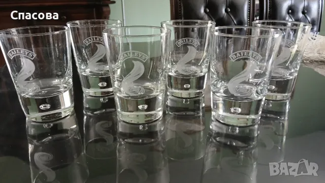 Сервиз за Бейлис (BAILEYS) ликьор , снимка 2 - Чаши - 50387804