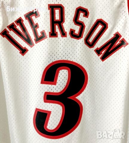 Оригинален мъжки баскетболен потник на Allen Iverson 1997-1998 , снимка 10 - Спортни дрехи, екипи - 45404669