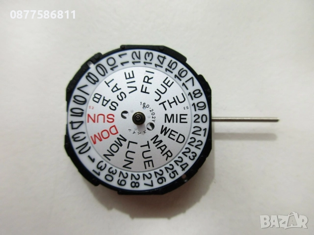 ЧАСОВНИКОВ МЕХАНИЗЪМ MIYOTA 2035 ЯПОНСКО ПРОИЗВОДСТВО МИЙОТА МИОТА MIOTA. РЕЗЕРВЕН МЕХАНИЗЪМ, снимка 6 - Други - 51605249