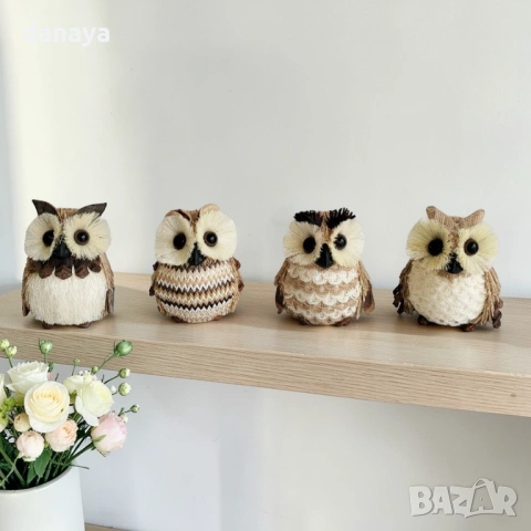 6489 Сувенир Сова декоративна фигурка бухал, 10 см, снимка 2 - Статуетки - 53734328